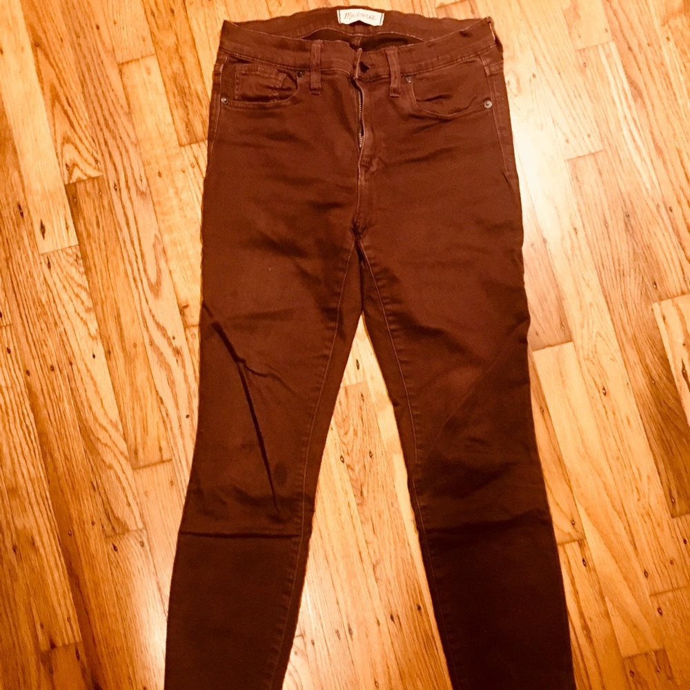 Madewell high riser skinny pants